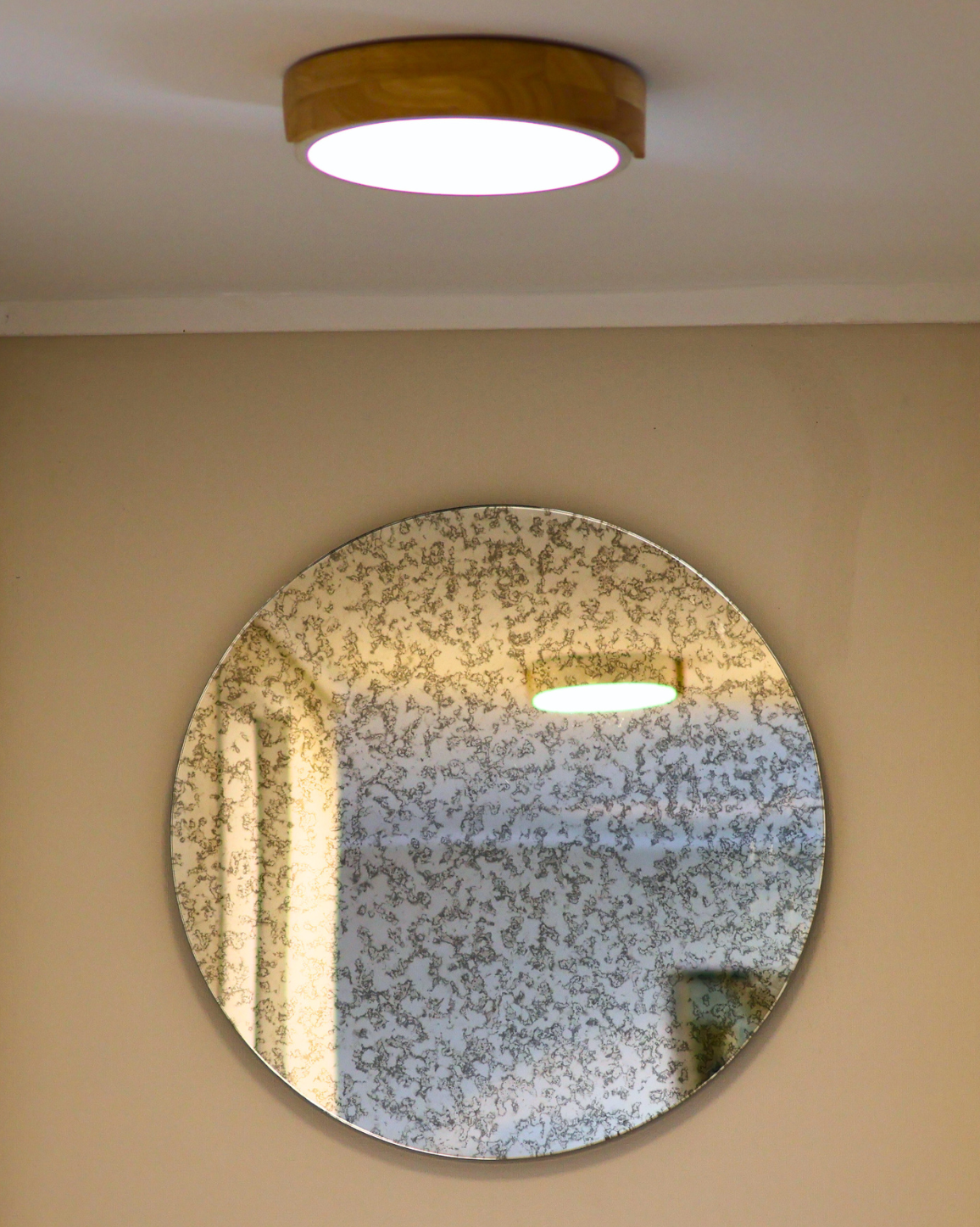 Espejo Envejecido Circular