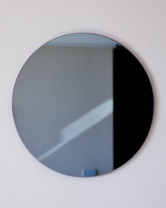 Espejo Circular Gris Nébula