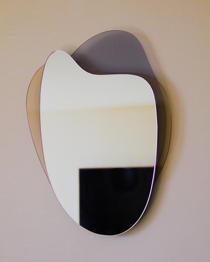 Espejo Triada - Bronce/Gris